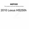 Transit Auto Front Wheel Bearing And Link Kit For 2010 Lexus HS250h K77-100498